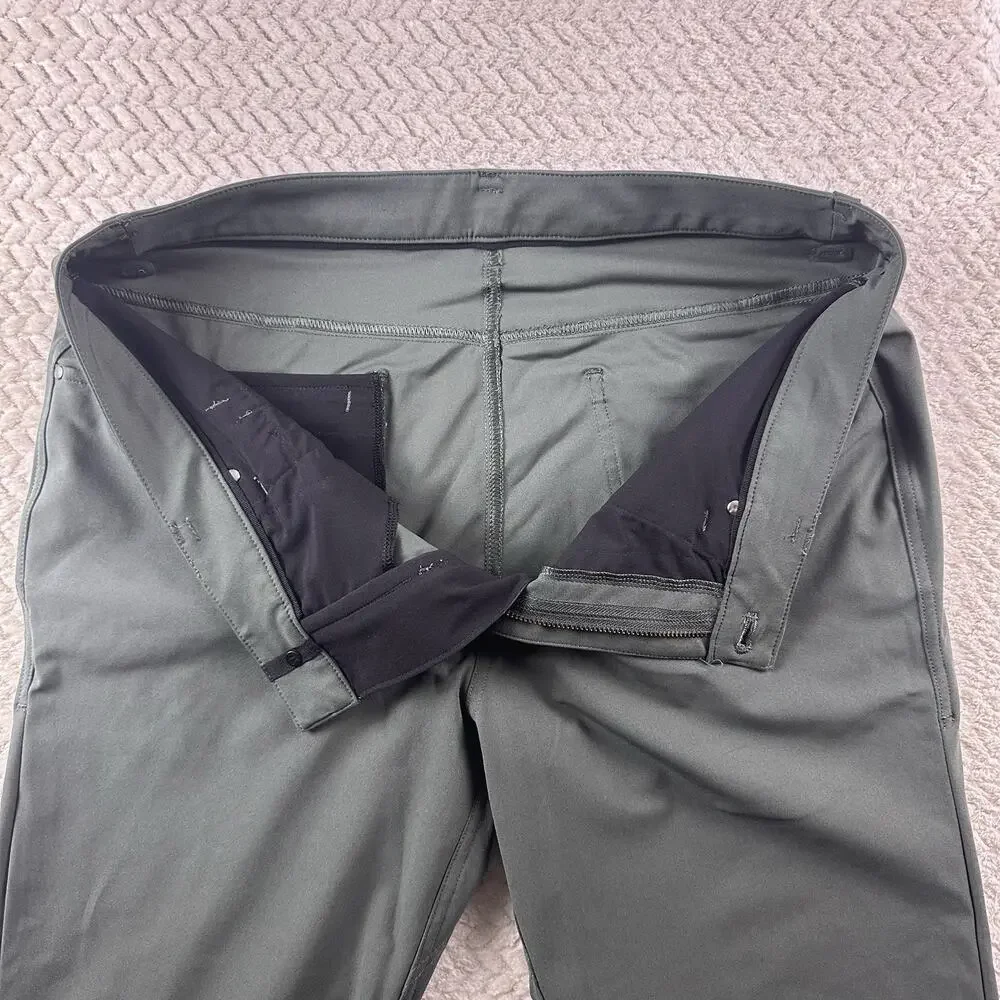 Lululemon ABC Classic Warpstreme Pants - Men's Size‎ 34- Green